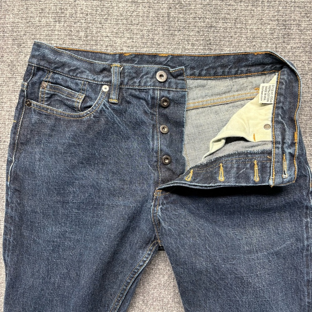 3sixteen Selvedge Jeans Mens 31 (Fits 29x27) Narrow Taper NT-100xk Short King - Picture 4 of 13